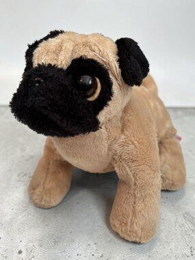 Lil Kinz Pug Plush Toy By Ganz Web Kinz- Soft Beige & Black Stuffed Animal With